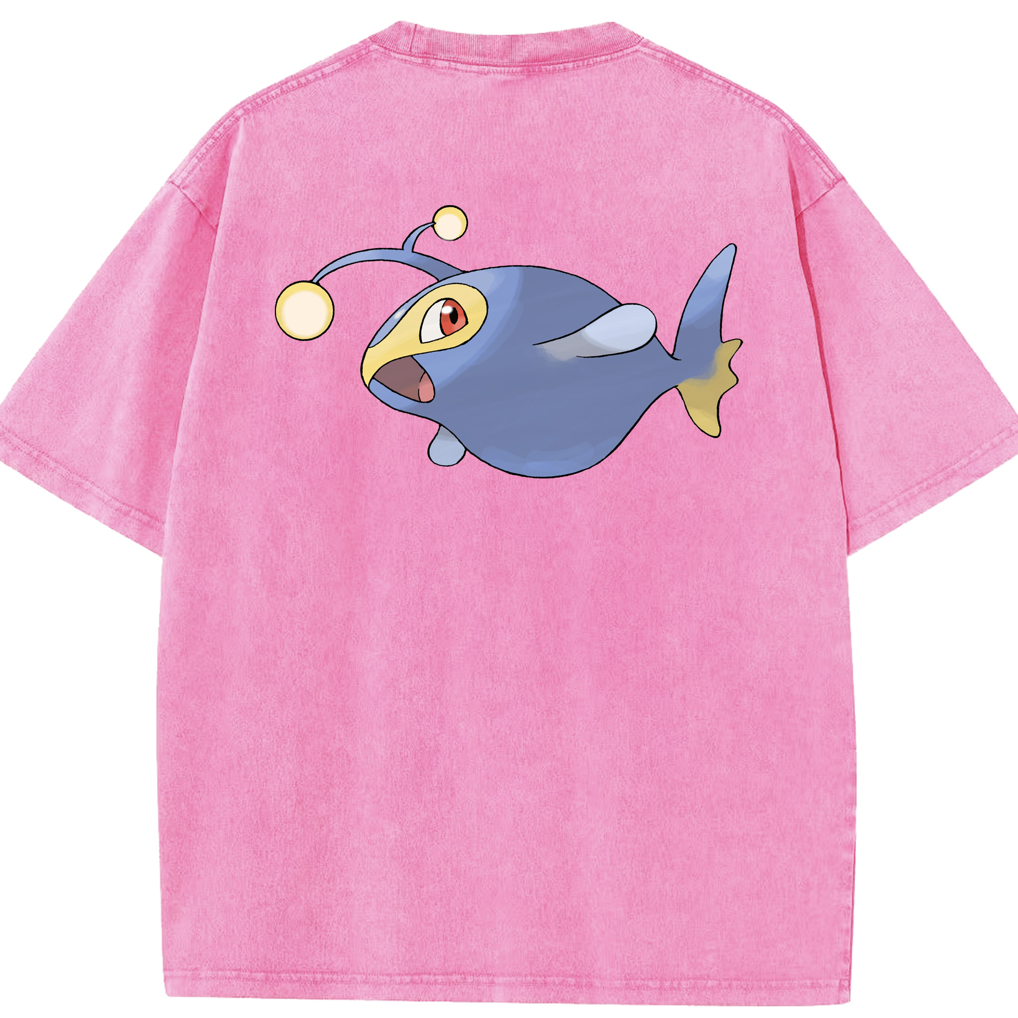 （画像用） ポケットモンスター Pokémon 綿100% ヴィンテージ風 半袖Tシャツ（背面プリント）